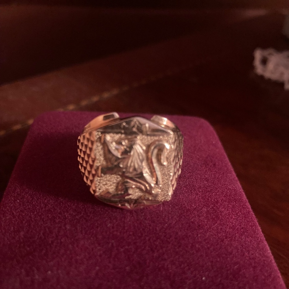 14 k gold men’s ring, early 1970